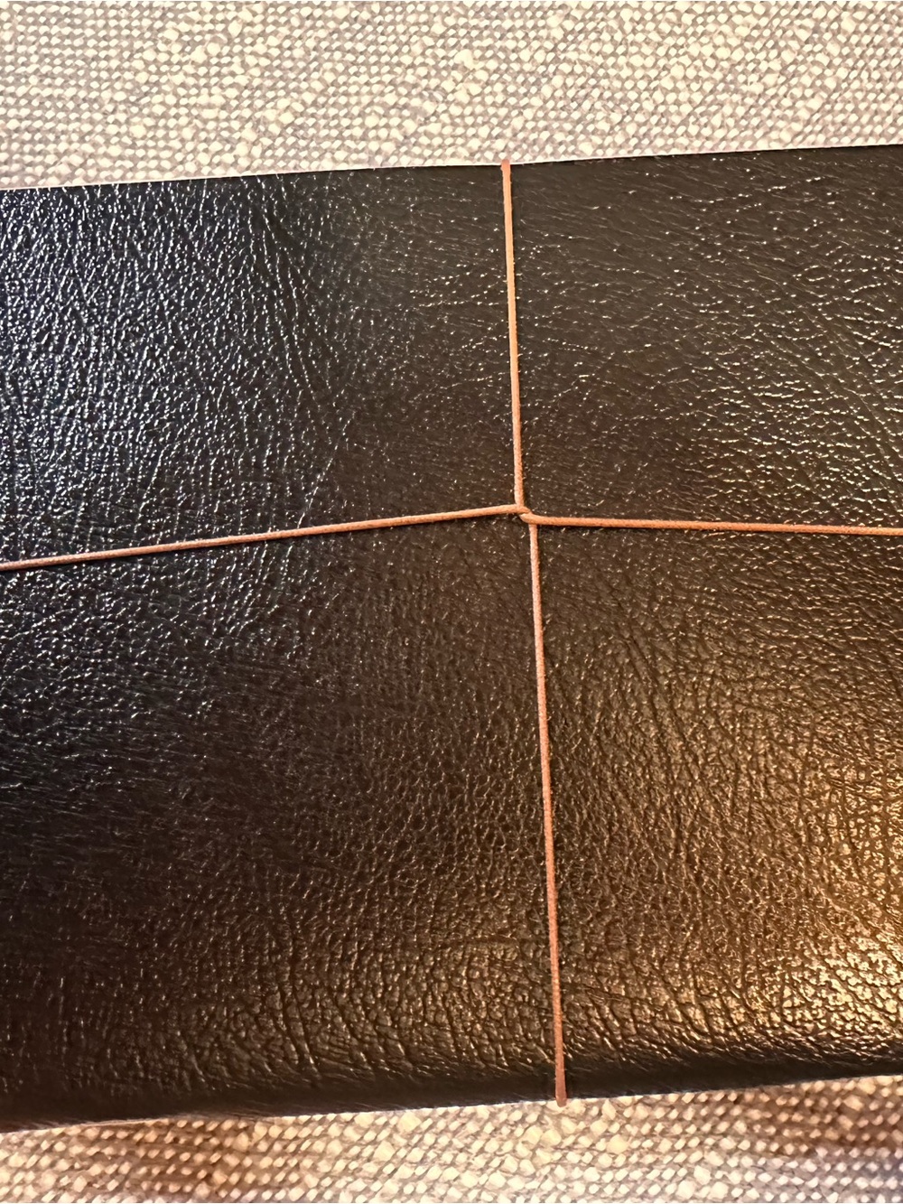 Bieffe Handmade in Italy Black set of 3 notebooks - Picture 6 of 9